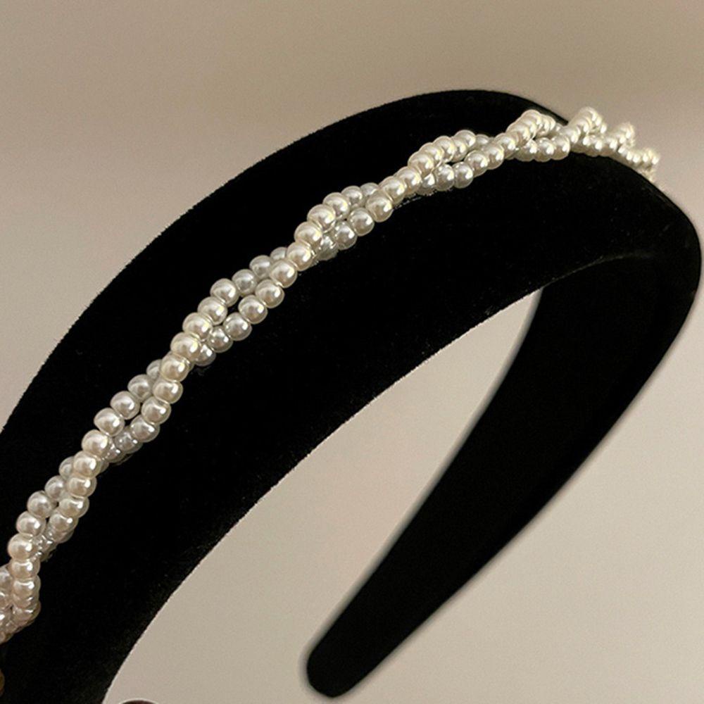 Băng Đô Cài Tóc Bằng Xốp Dày Dặn Phong Cách Pháp Thời Trang Cho Nữ