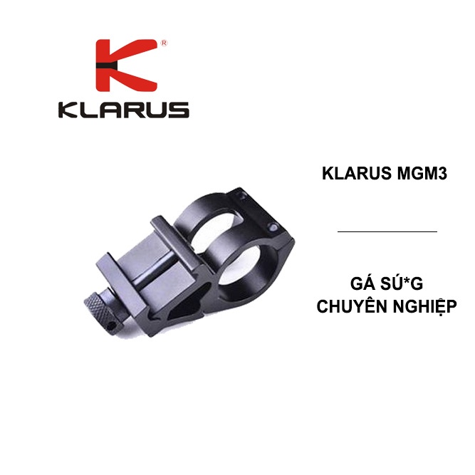 Gá kim loạiKLARUS MGM3 gắn đèn của Klarus - tiện lợi - chắc chắn - phản ứng nhanh - an toàn