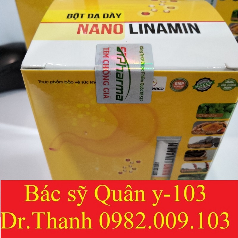 BỘT DẠ DÀY NANO LINAMIN - HỖ TRỢ GIẢM ACID DỊCH VỊ