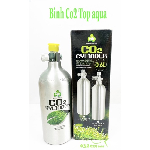 Bình nhôm Co2 cao cấp Top-aqua