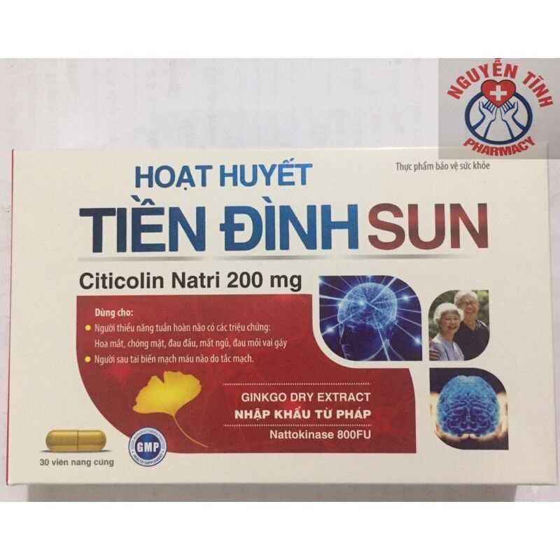 Hoạt huyết tiền đình sun hộp 30 viên