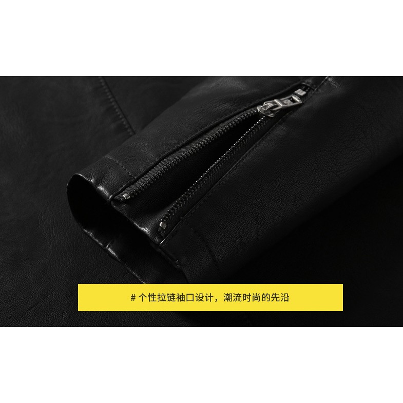 💥Flash Sale🎁 Áo Da Nam thời trang Hàn Quốc, Áo Khoác Da Nam, Lót nỉ siêu ấm | BigBuy360 - bigbuy360.vn