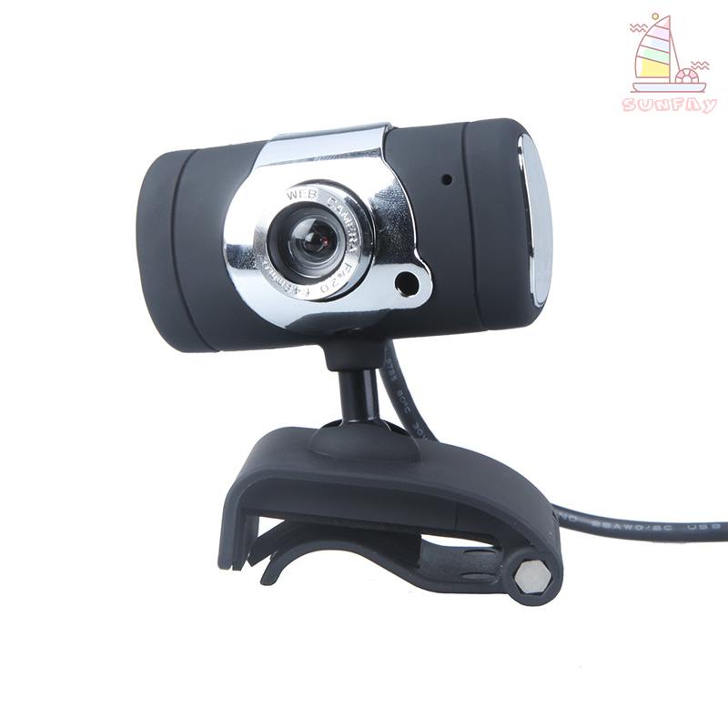 Webcam Usb 2.0 0.3 Million Pixels Hd Tích Hợp Micro Cho Máy Tính / Laptop Đen | BigBuy360 - bigbuy360.vn