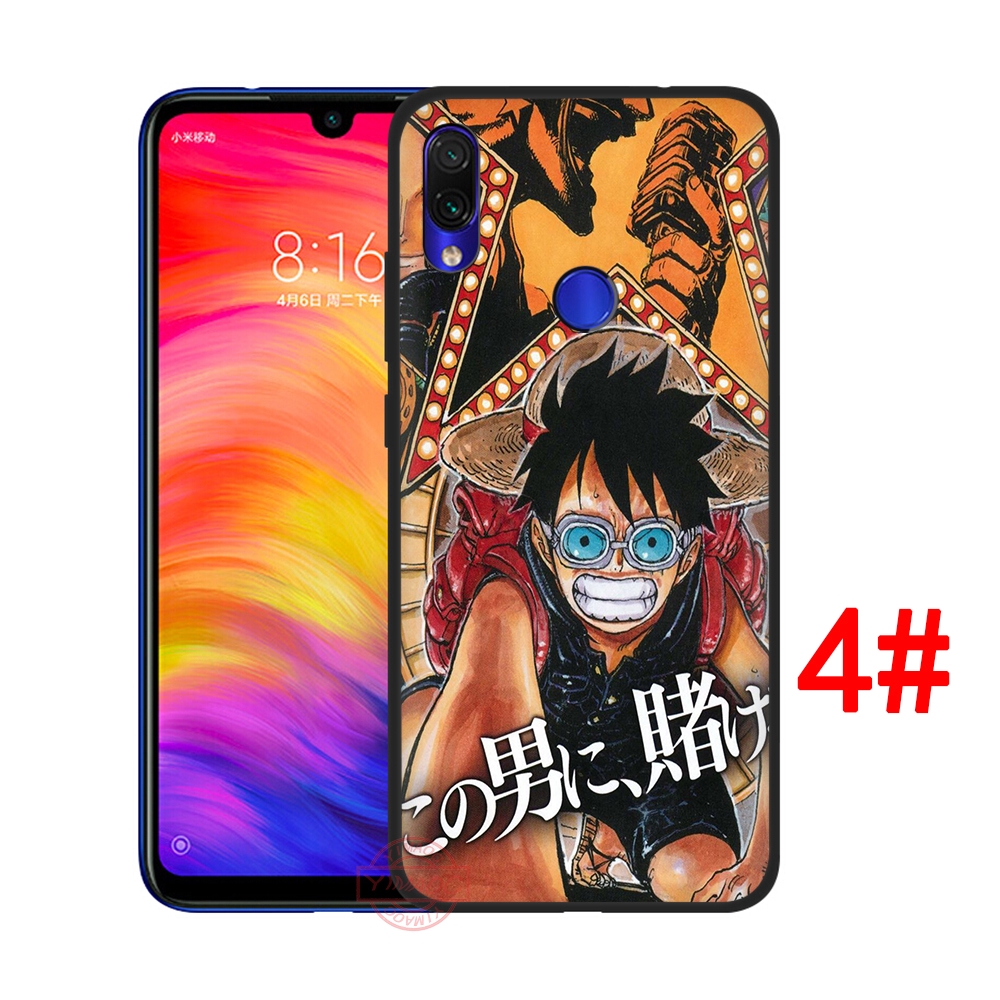 Ốp điện thoại silicon in hình nhân vật Luffy trong One Piece cho Xiaomi Redmi Note 5A Prime 5 Pro 6 Pro 7 Pro 4X 6A S2