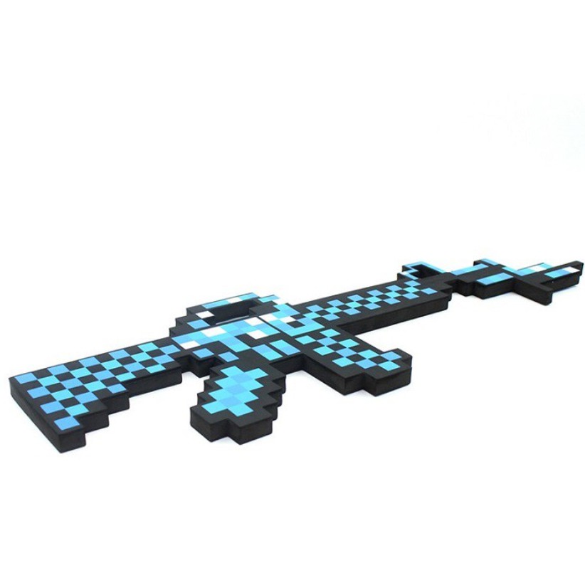 Kiếm cúp rìu sẻng súng khiên đồ chơi Minecraft