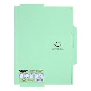 🔹 Bìa Mỏng 7 Ngăn 9035 Xanh Lá