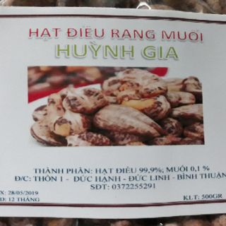 Hạt điều rang muối loại 1
