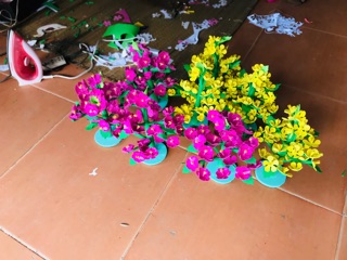 Cây hoa mai đào ( đồ dùng mầm non)