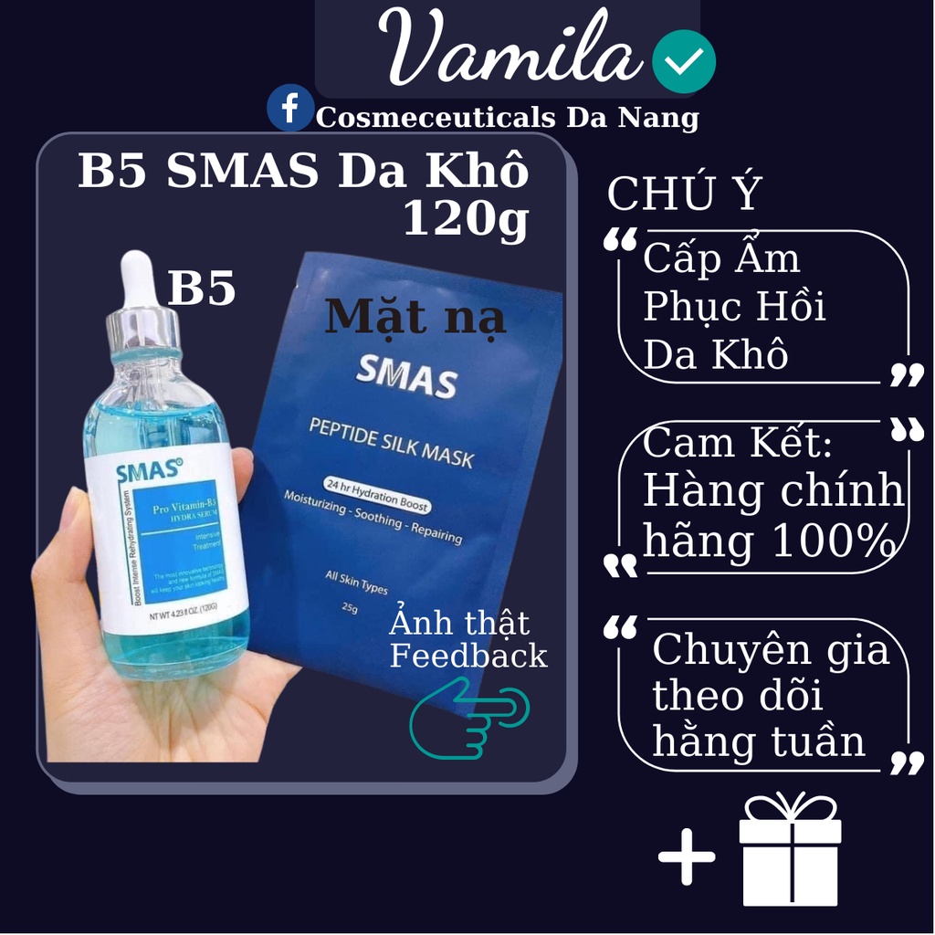 Serum B5 Smas Cấp Ẩm Phục Hồi Da Khô Hiệu Quả  120g Hàng Chính Hãng