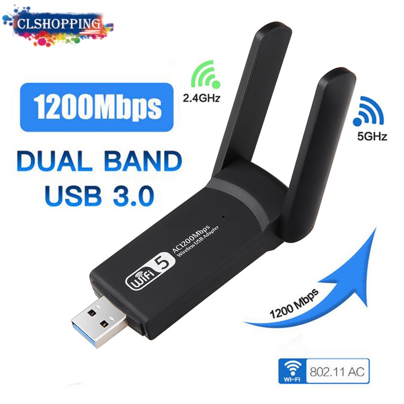 USB 3.0 chuyển đối phát wifi 2.4G 5G 1200Mbps 1200M
