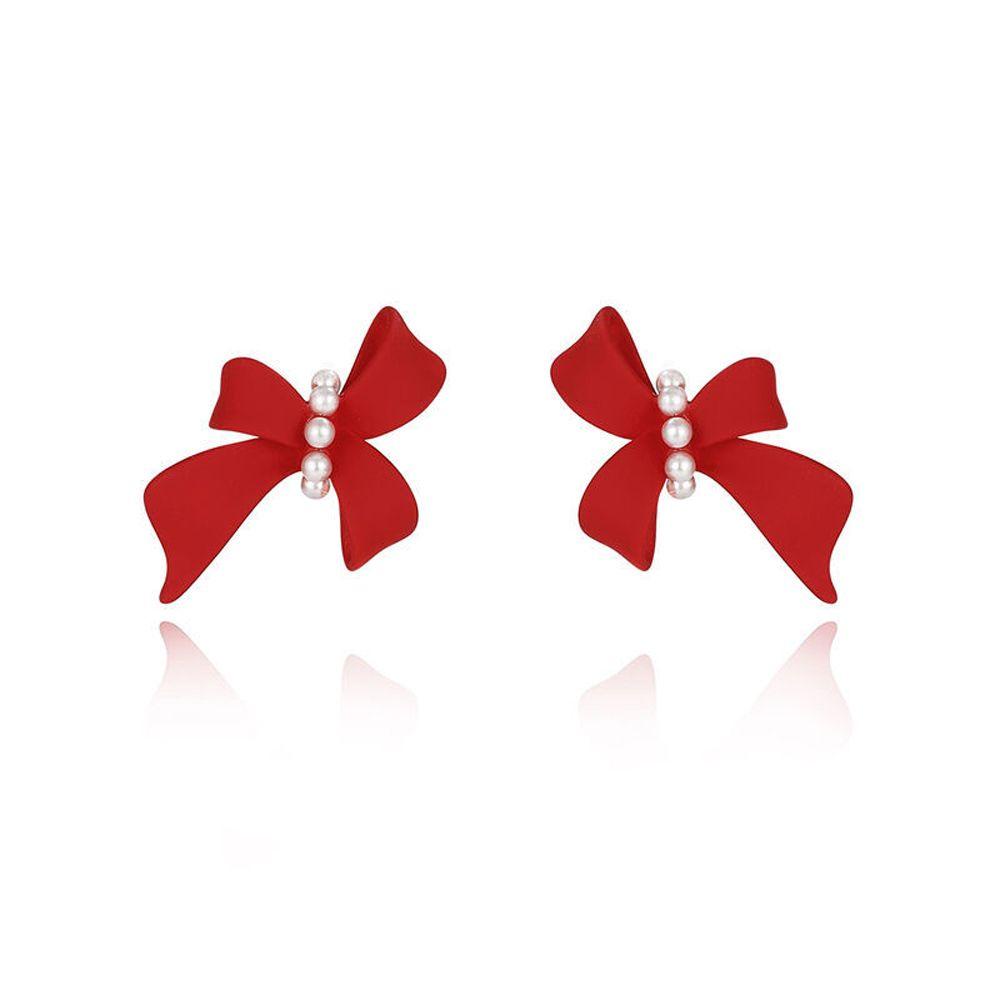 QQMALL Phụ Kiện Nơ Ruy Băng 3D Trang Trí Móng Tay Nghệ Thuật