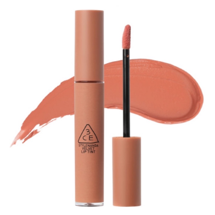 Son kem lì 3CE Velvet Lip Tint màu New Nude Cam Nude siêu tây