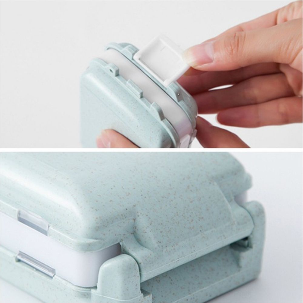 Hộp đựng thuốc 3 tầng bằng rơm lúa mạch có thể phân hủy được