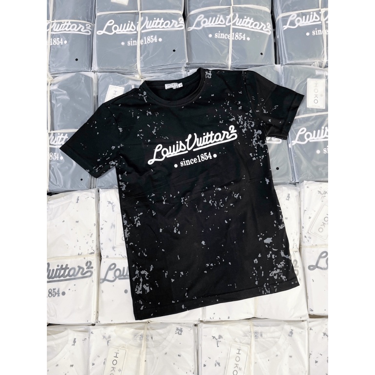 (FREE SHIP) FREE SHIP ÁO THUN CỔ TRÒN LỆ VI HAI MÀU TRẮNG ĐEN CÁ TÍNH SINCE 1854 VALENTINNA