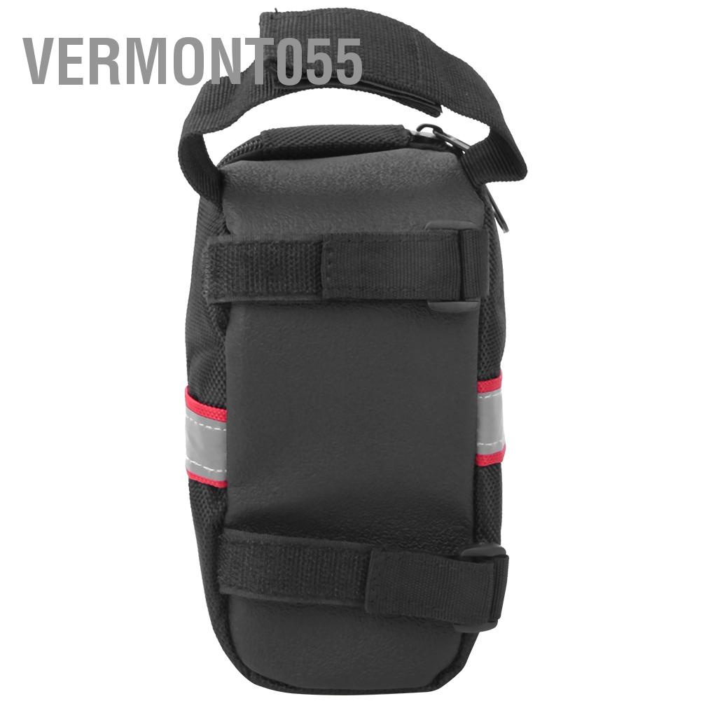 Vermont055 Black Canvas Bike Electric Bicycles Controller Bag Storage Bags Accessory