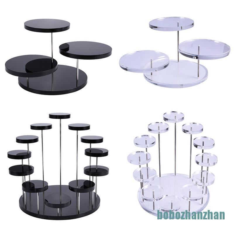 [bobozhanzhan]Cupcake Stand Acrylic Display Stand For jewelry Cake Dessert Rack Party Decor