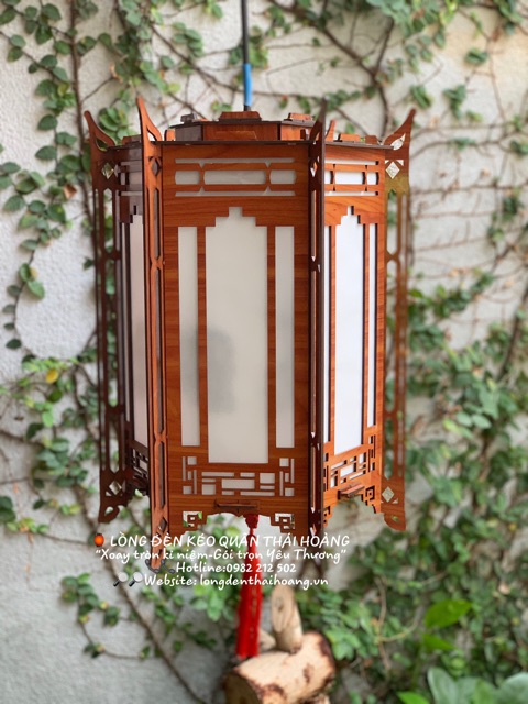 Lồng đèn kéo quân gỗ 40cm, Lồng đèn kéo quân Thái Hoàng