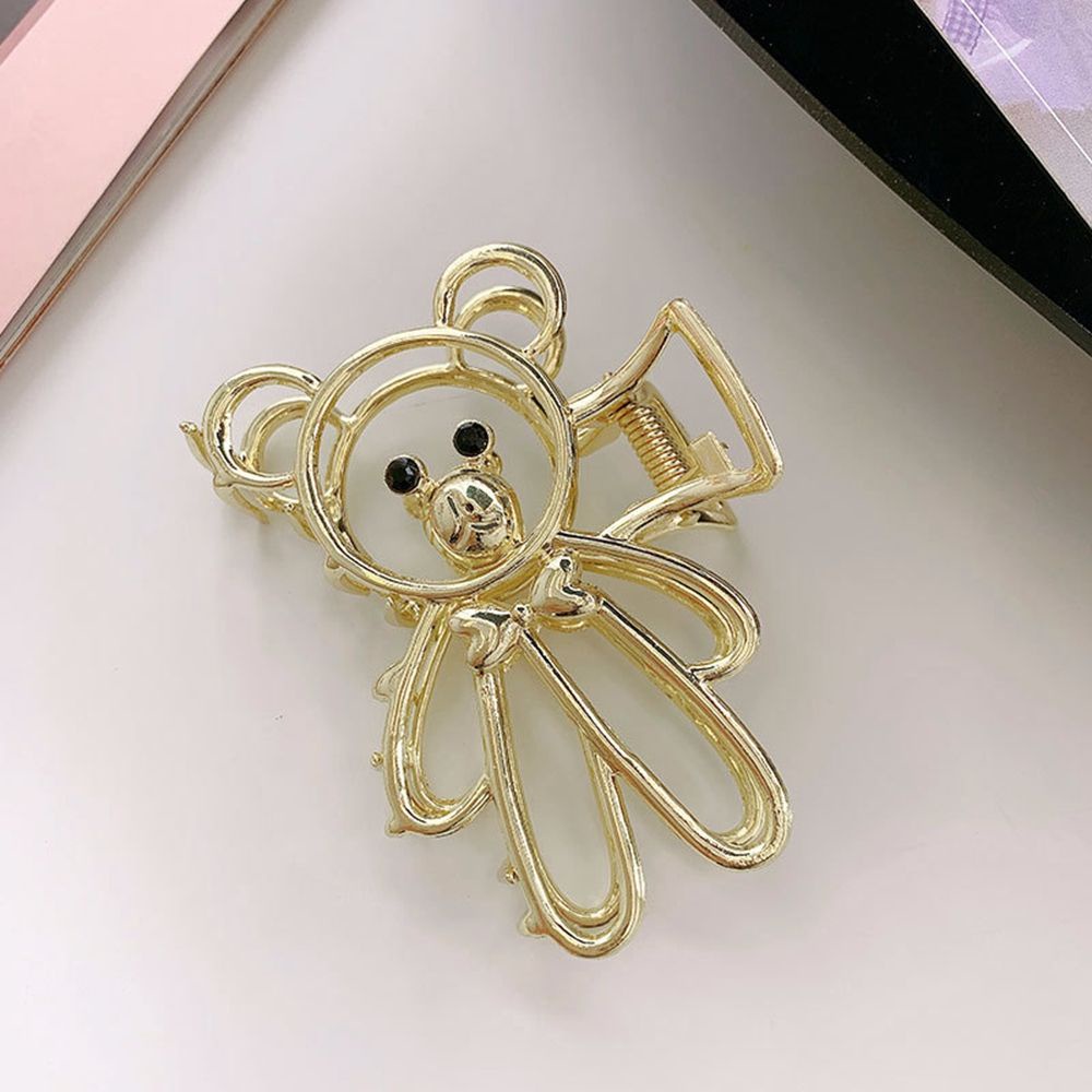 Kẹp Tóc Bằng Hợp Kim Nhiều Màu Sắc Đơn Giản Phong Cách Hàn Quốc Cho Nữ