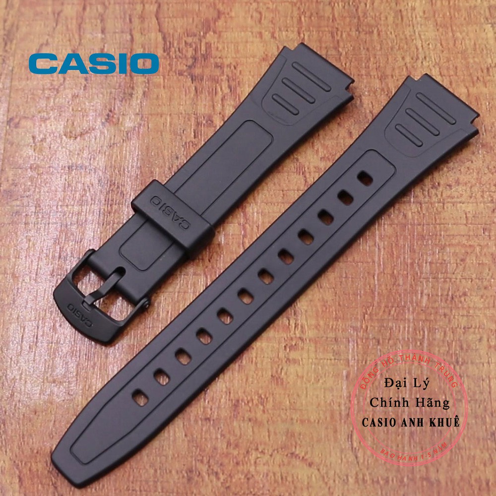 Dây đồng hồ cao su casio chính hãng cho mẫu w-800h