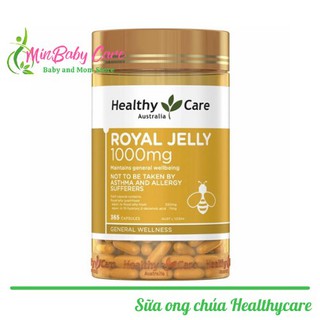 [ Chính Hãng ] Sữa Ong Chúa Healthy Care Royal Jelly 365 Viên Úc - Mẫu mới
