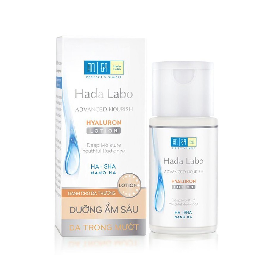 Dung dịch dưỡng ẩm tối ưu Hada Labo Advanced Nourish Lotion dùng cho da thường và da khô 170ml