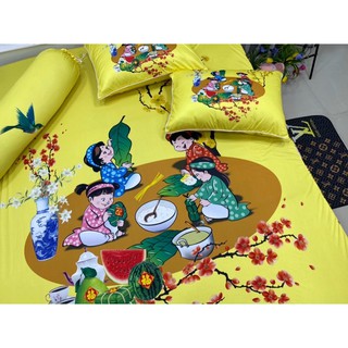 Drap thun lạnh 5D cao cấp ( 3 màu)