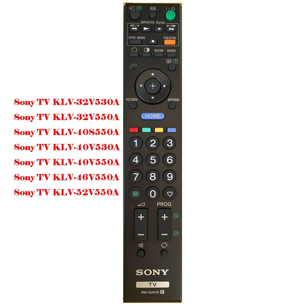Mới RM-GA015 Dành Cho Sony LCD LED TV Điều Khiển Từ Xa KLV-32V530A KLV-32V550A Sony TV KLV-40S550A S