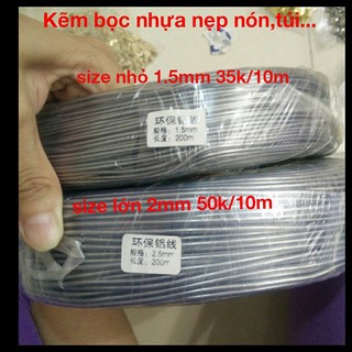 KẼM BỌC NHỰA CHUYÊN NẸP NÓN, TÚI XÁCH BÓ 10M.