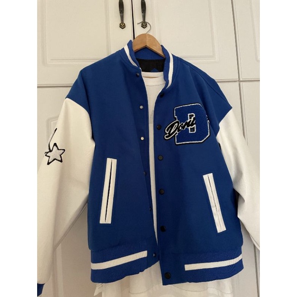 Áo Bomber, Varsity bóng chày HOT 2021 chất da mịn bóng 3 màu xanh,đỏ,đen