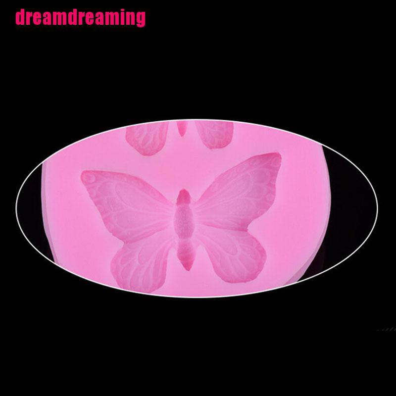 Khuôn Làm Bánh Chất Liệu Silicone Hình Bướm Sáng Tạo