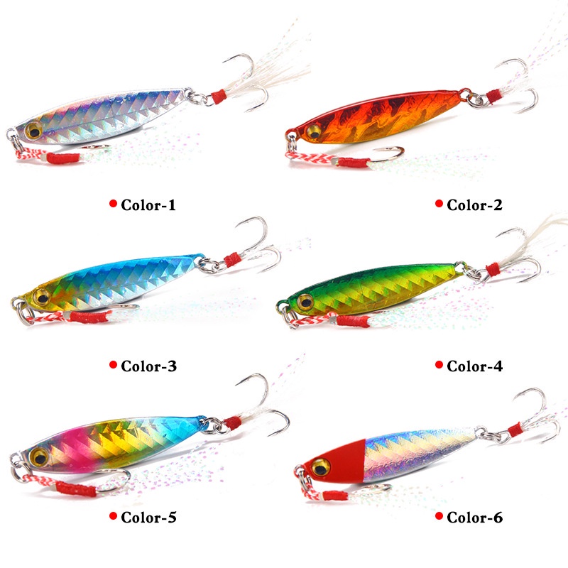 Mồi Giả Câu Cá Bằng Kim Loại 7g / 10g / 15g / 20g / 30g