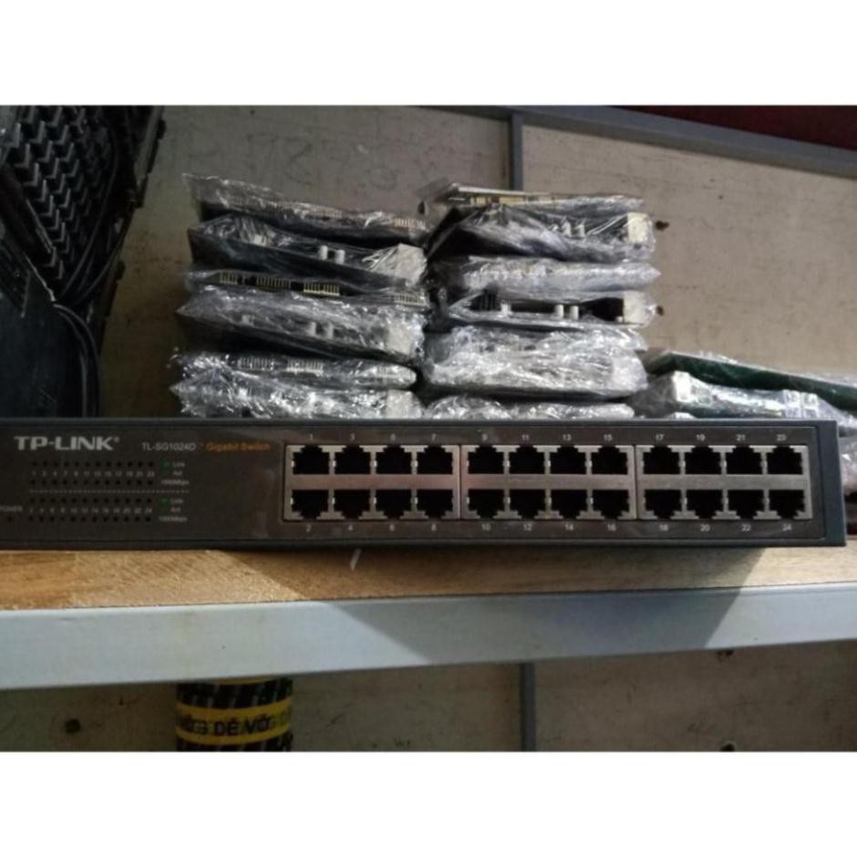 Switch TP Link 16 và 24 port chuẩn gigabit, Bộ chia mạng 16c và 24c lan 1000
