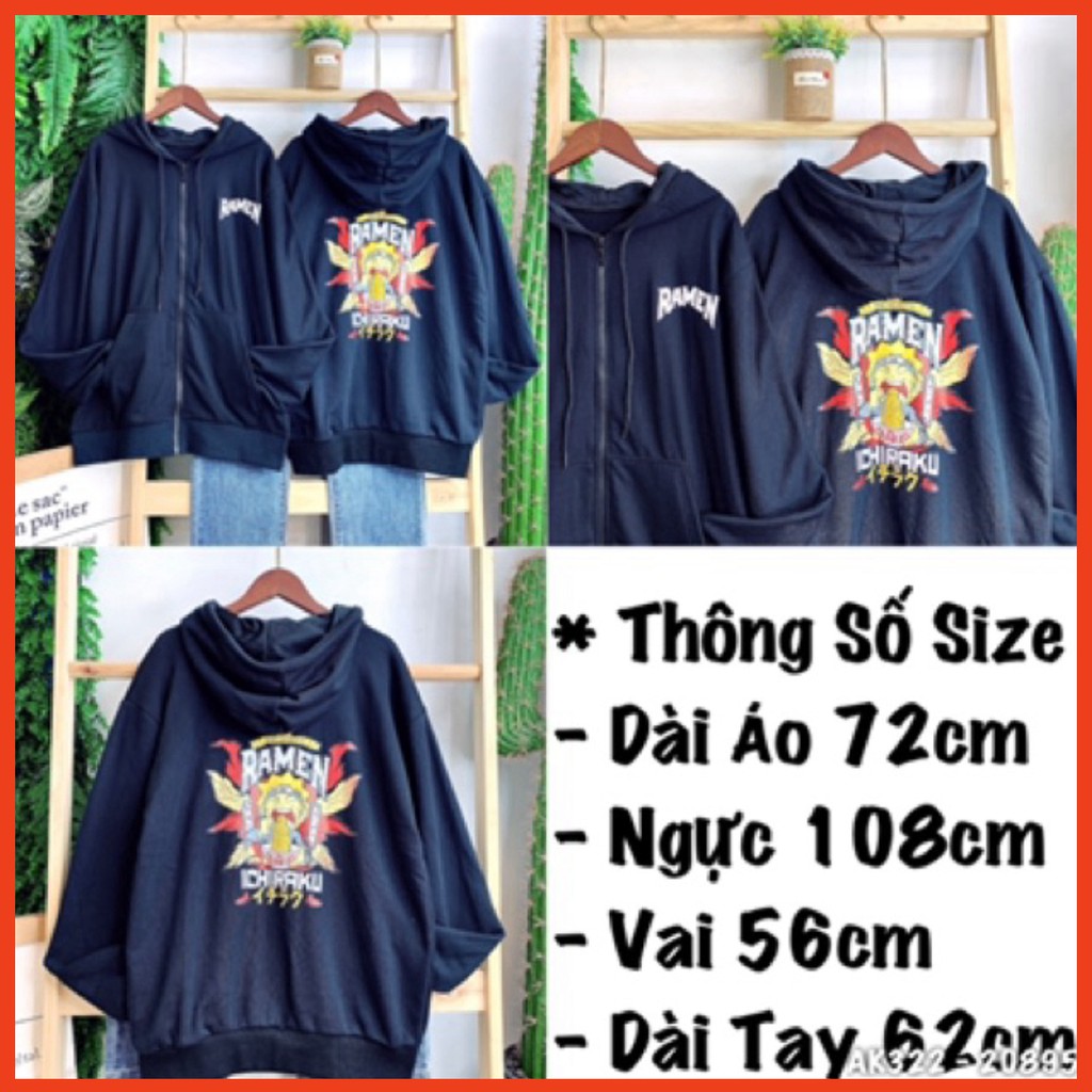 ✅𝐇𝐢̀𝐧𝐡 𝐓𝐡𝐚̣̂𝐭 𝟏𝟎𝟎%✅ 322 Áo Khoác Nỉ RAMEN Unisex Siêu Hottrend