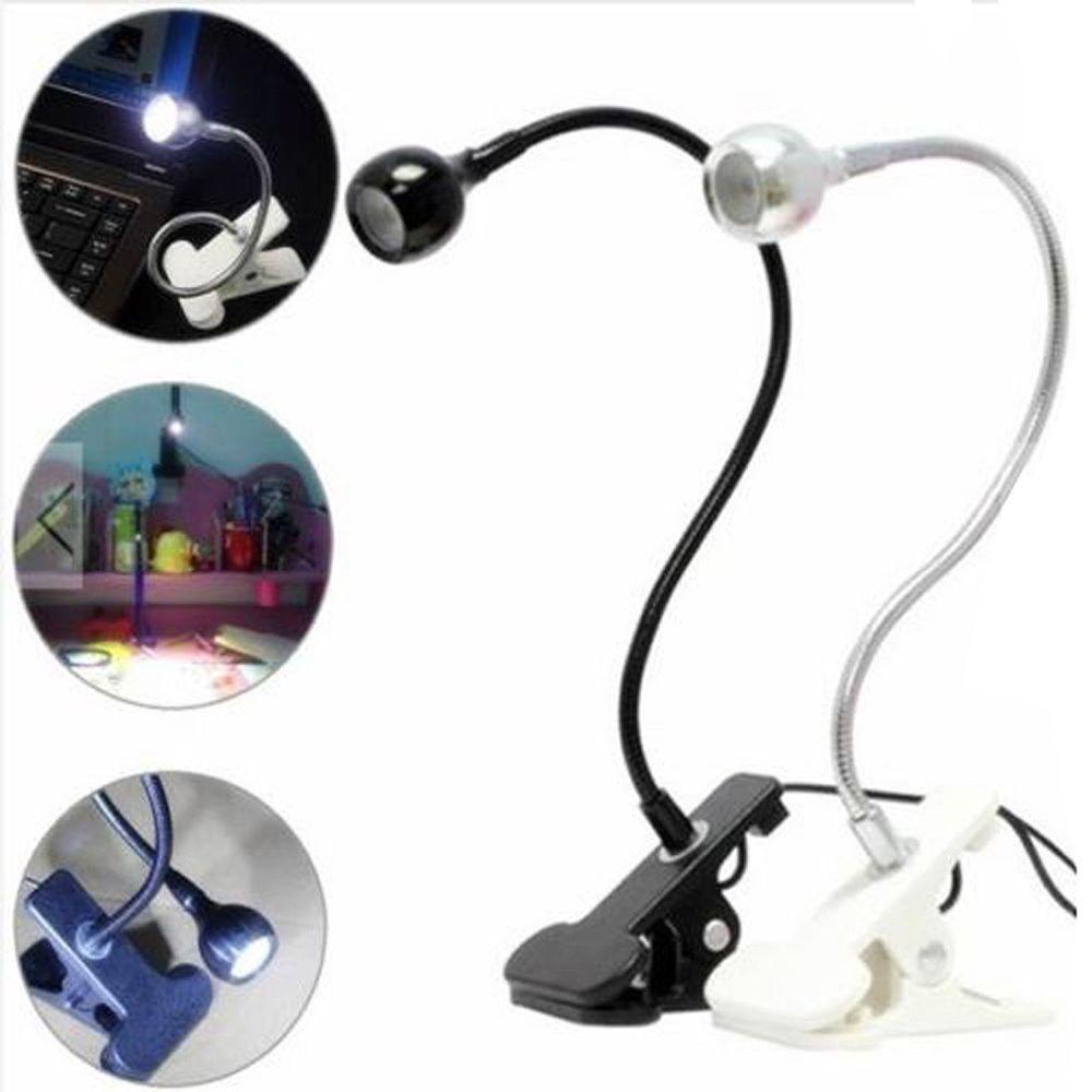 LAKAMIER Đèn LED Đọc Sách Ánh Sáng Trắng Ấm Có Kẹp Tiện Dụng