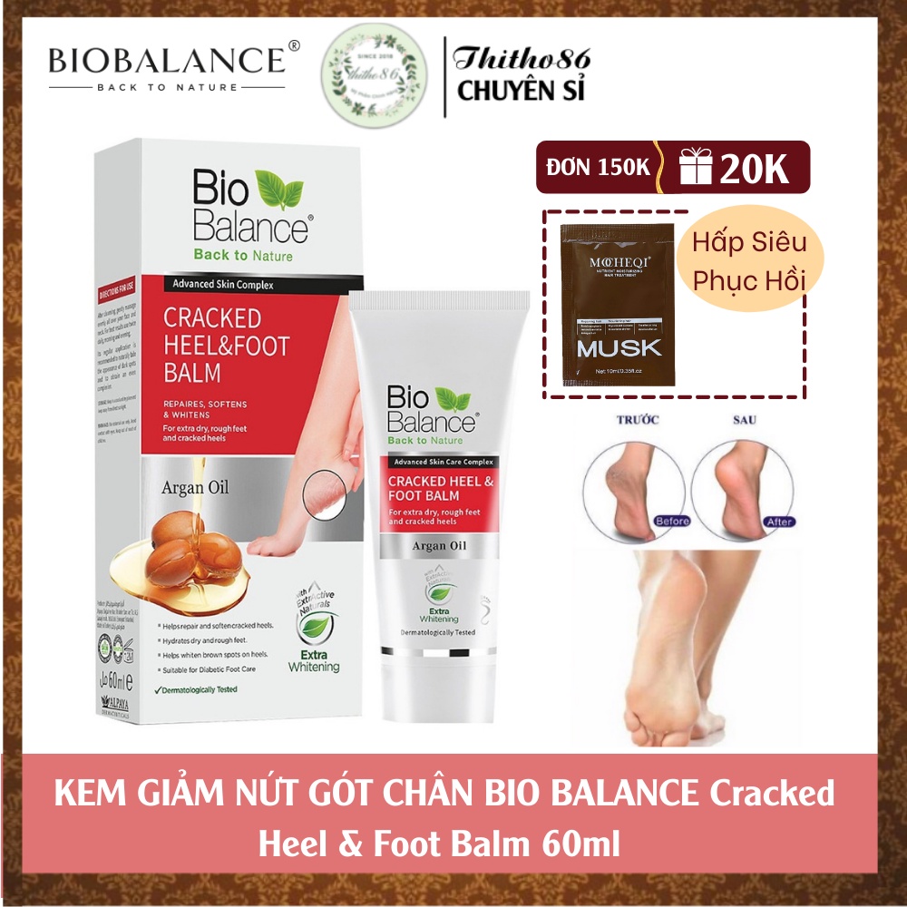 Kem Giảm nứt gót chân Bio balance 60ml - Biobalance