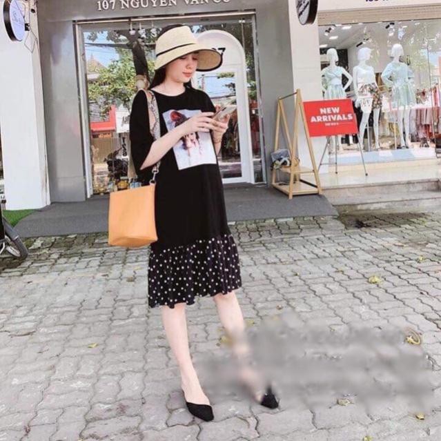 ĐẦM BẦU SUÔNG IN HÌNH KIỂU