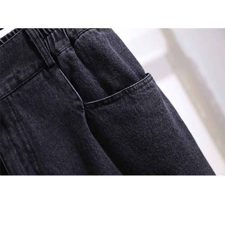 A61664 Quần jean nữ hè cho người mập hàng nhập