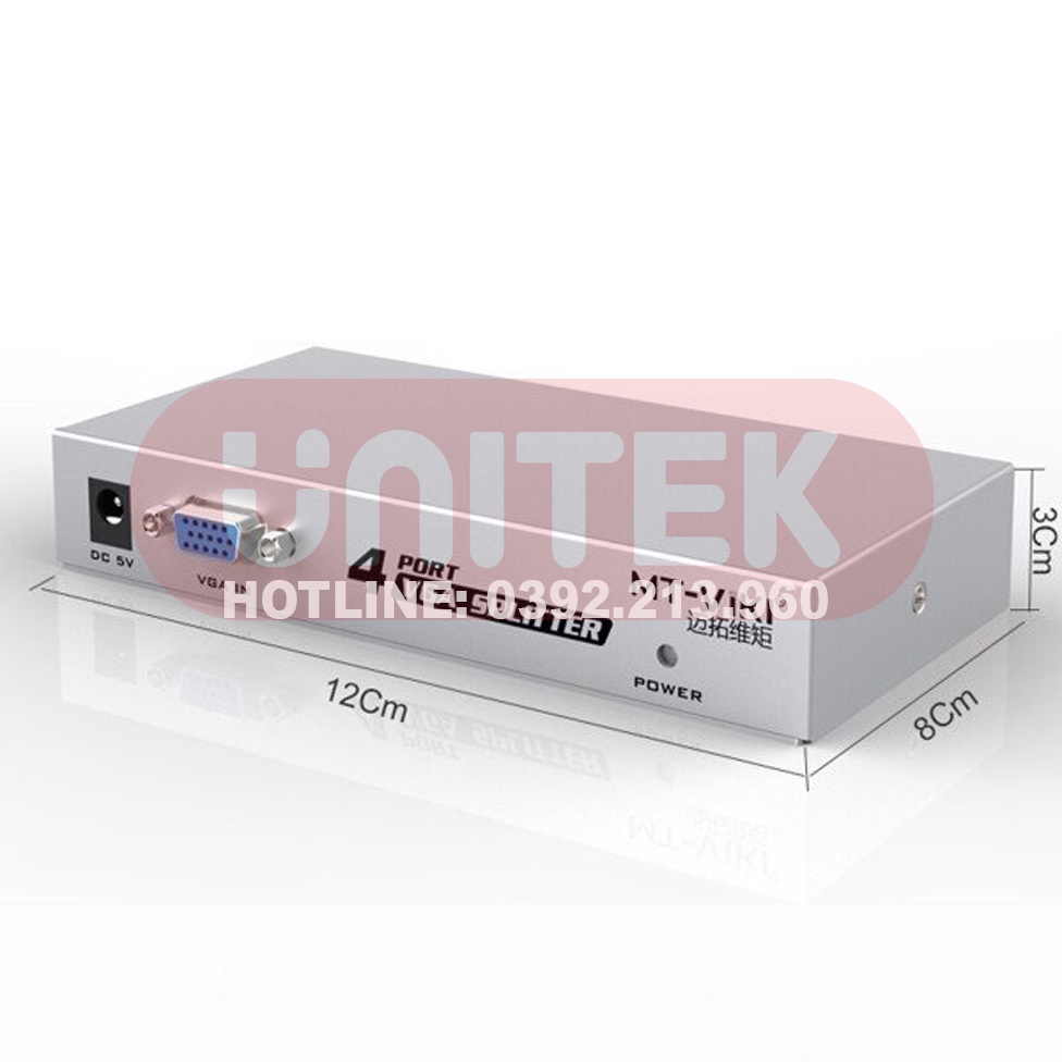 Bộ Chia VGA 1 Ra 4 150MHZ MT-VIKI MT-1504-K