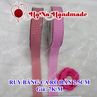 Ruy băng họa tiết (giá/1 mét)