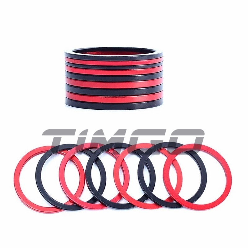 Set 2 Vòng Đệm Trục Giữa Xe Đạp Leo Núi 1/1.5/2/2.5/3mm Bằng Hợp Kim Nhôm