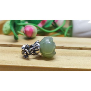 charm hoa đính sen bạc 925