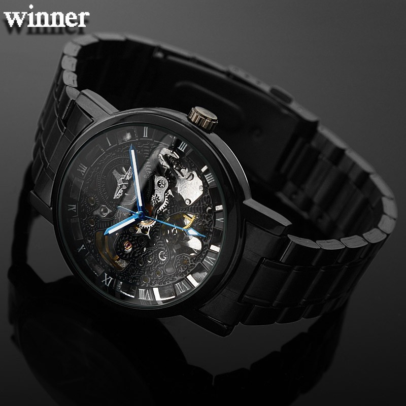 C07 Đồng hồ cơ nam WINNER_BLACK_AMERICAN | BigBuy360 - bigbuy360.vn