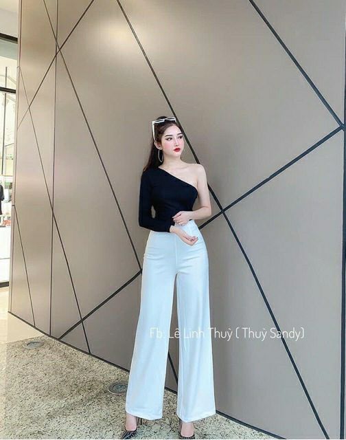 Quần tây kháo sườn dài ,quần ống rộng khoá sườn m030