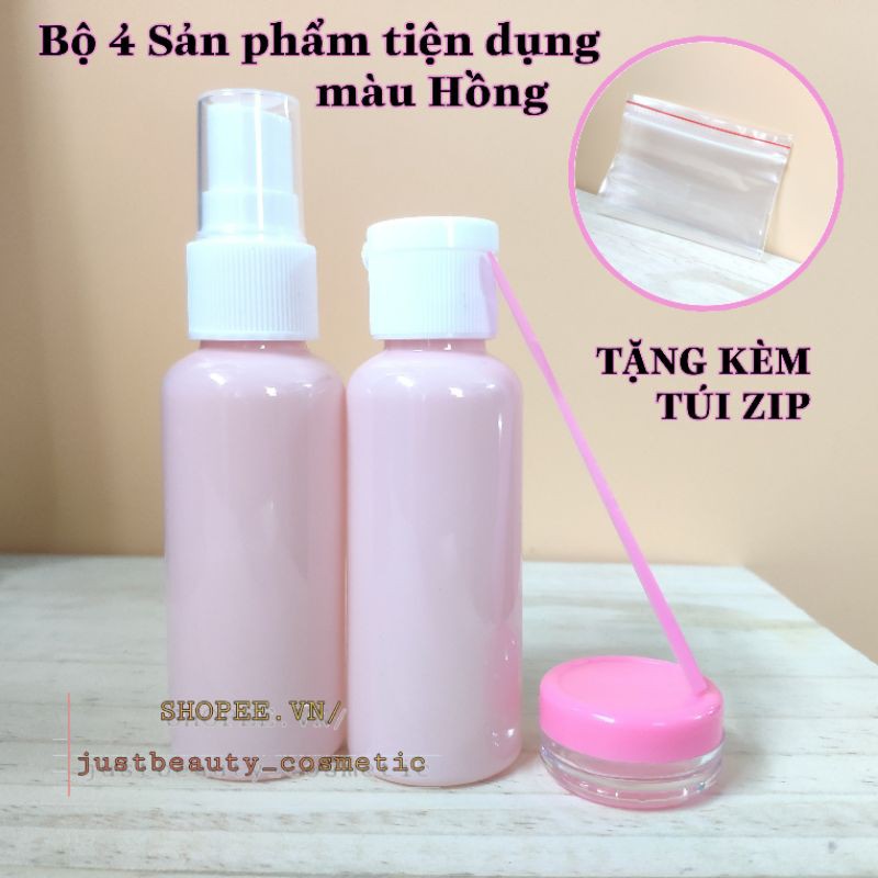 VỎ CHAI NHỰA PET Hồng 50ml Nhập Khẩu🍀 CHAI CHIẾT MỸ PHẨM dạng vòi nhấn xịt nhỏ giọt nắp bật nhọn nhôm🍀LỌ NHỰA nhỏ