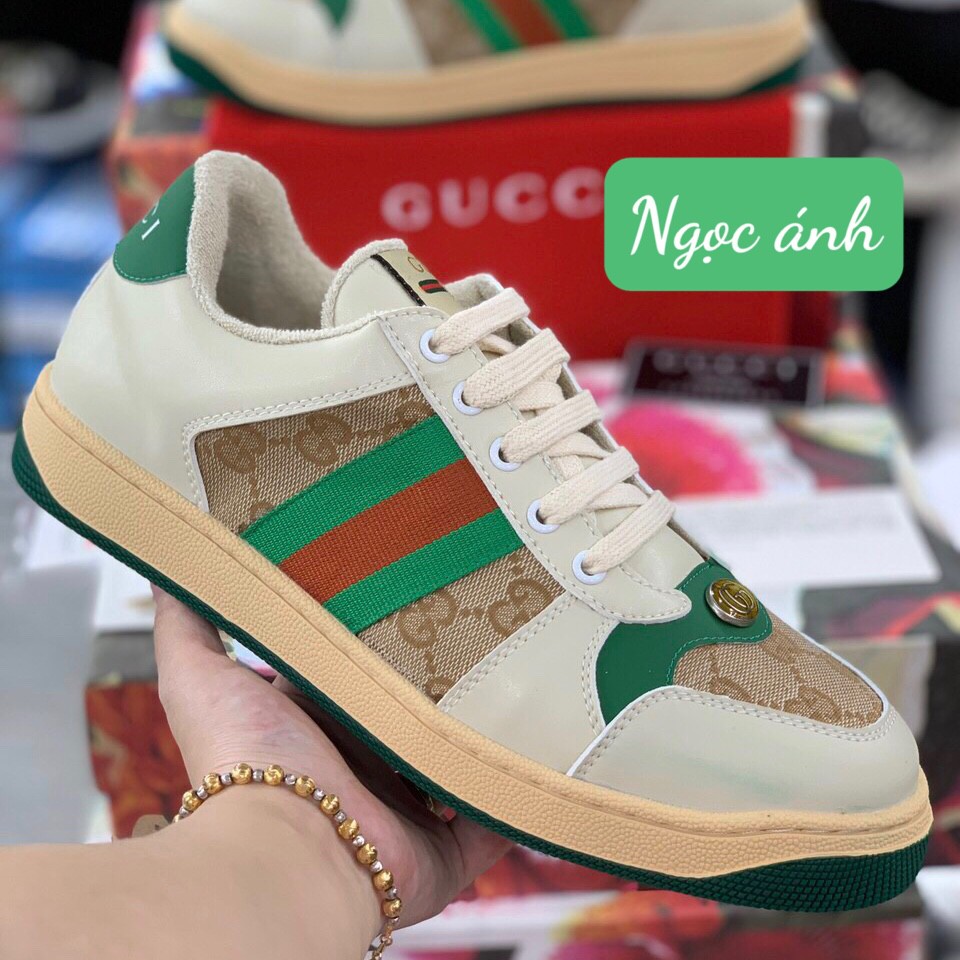 Giày sneaker gc núi 1:1,da bò cao cấp