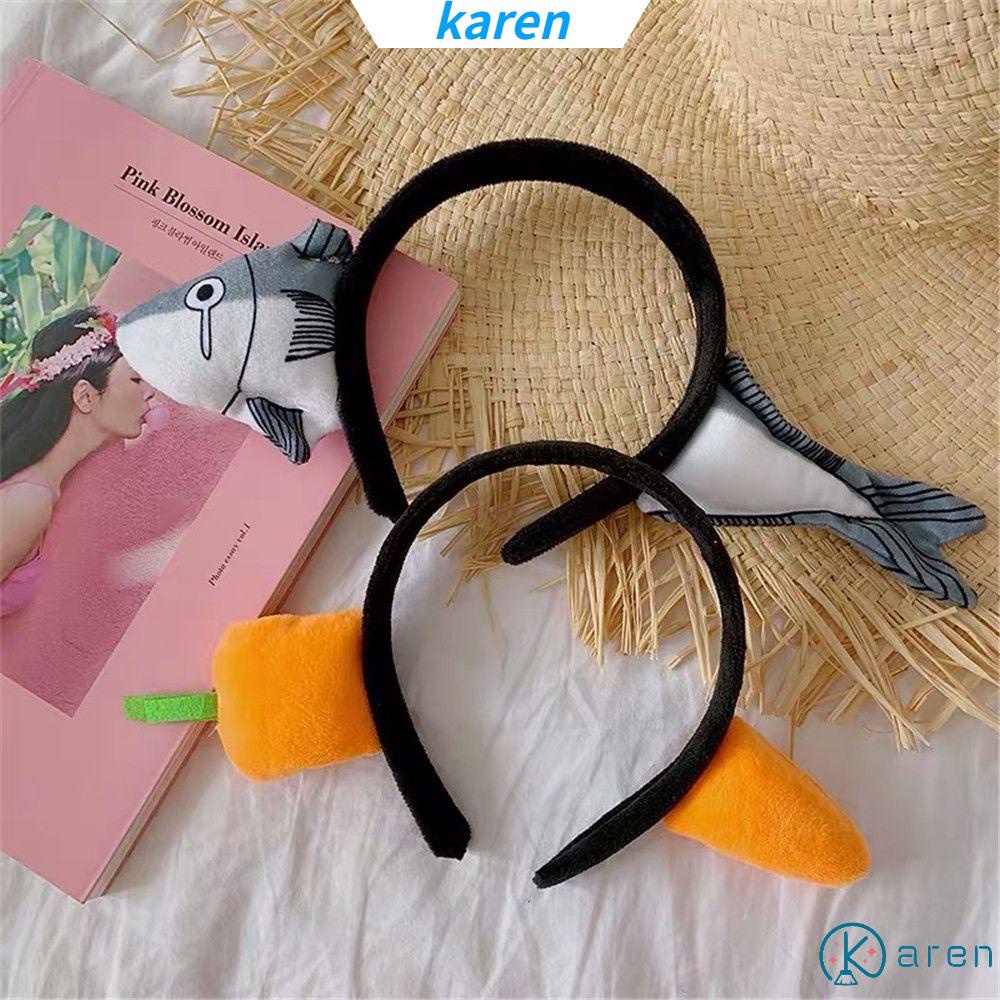 Cài tóc kiểu cá mập/ cà rốt dễ thương vui nhộn dành cho nữ