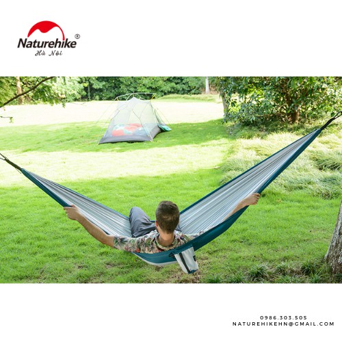 [Đủ phụ kiện, Freeship Extra] Võng đơn gấp gọn siêu nhẹ, full phụ kiện, bền, tải trọng lớn Naturehike - NH17D012-C | BigBuy360 - bigbuy360.vn