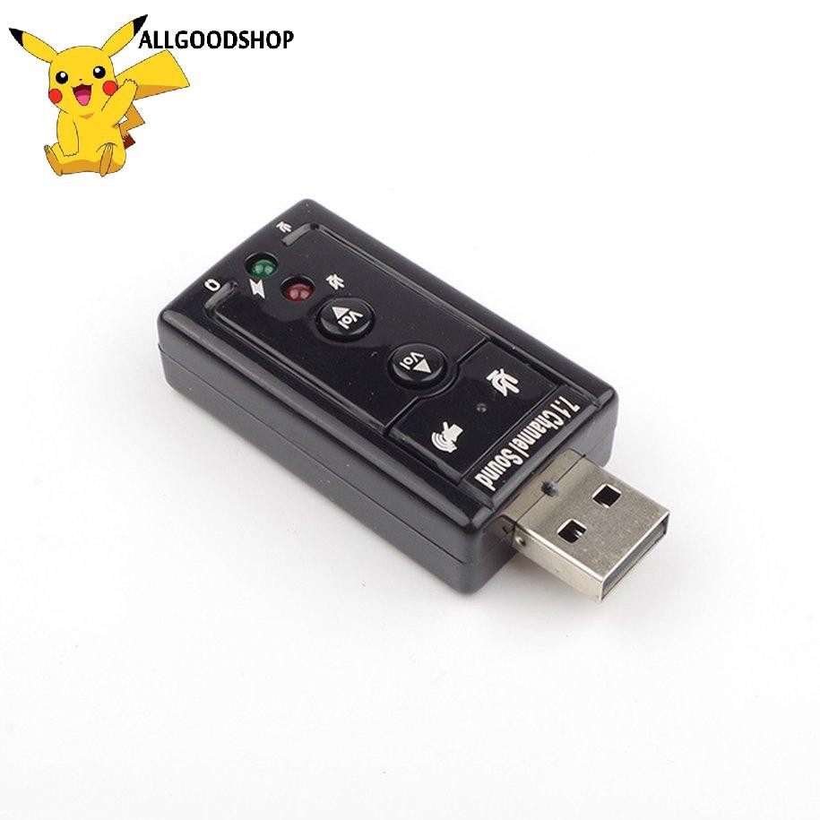 CHANNEL Card Âm Thanh 3d Cổng Usb 7.1 Kênh