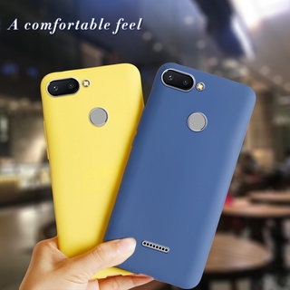 Ốp điện thoại TPU và silicon mềm chống rơi màu trơn cho Xiaomi Redmi 6 6a Xiaomi Redmi 6 Redmi 6 A A6 Redmi6A