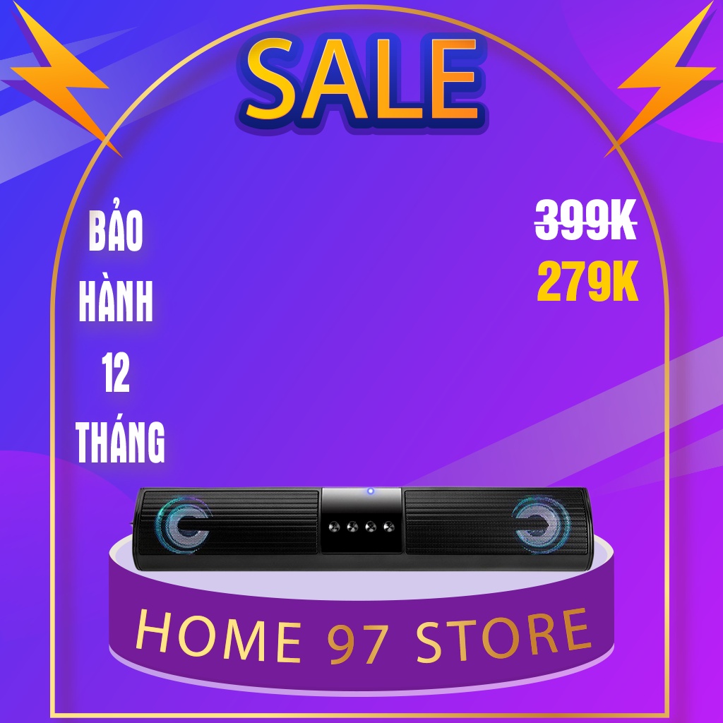 Loa Bluetooth Speaker A2 Cầm Tay, Dáng Dài 2 Loa Hỗ Trợ Thẻ Nhớ, Bass Khỏe Âm Cực Hay Bảo Hành 12 Tháng